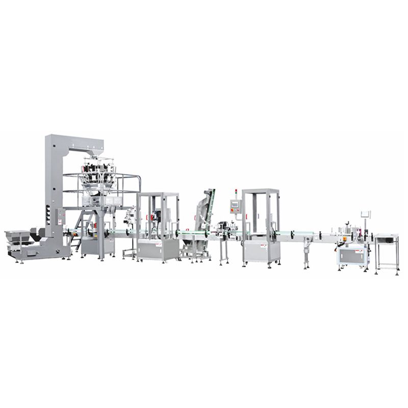 全自动电子秤十头秤颗粒灌装机生产线 - 5